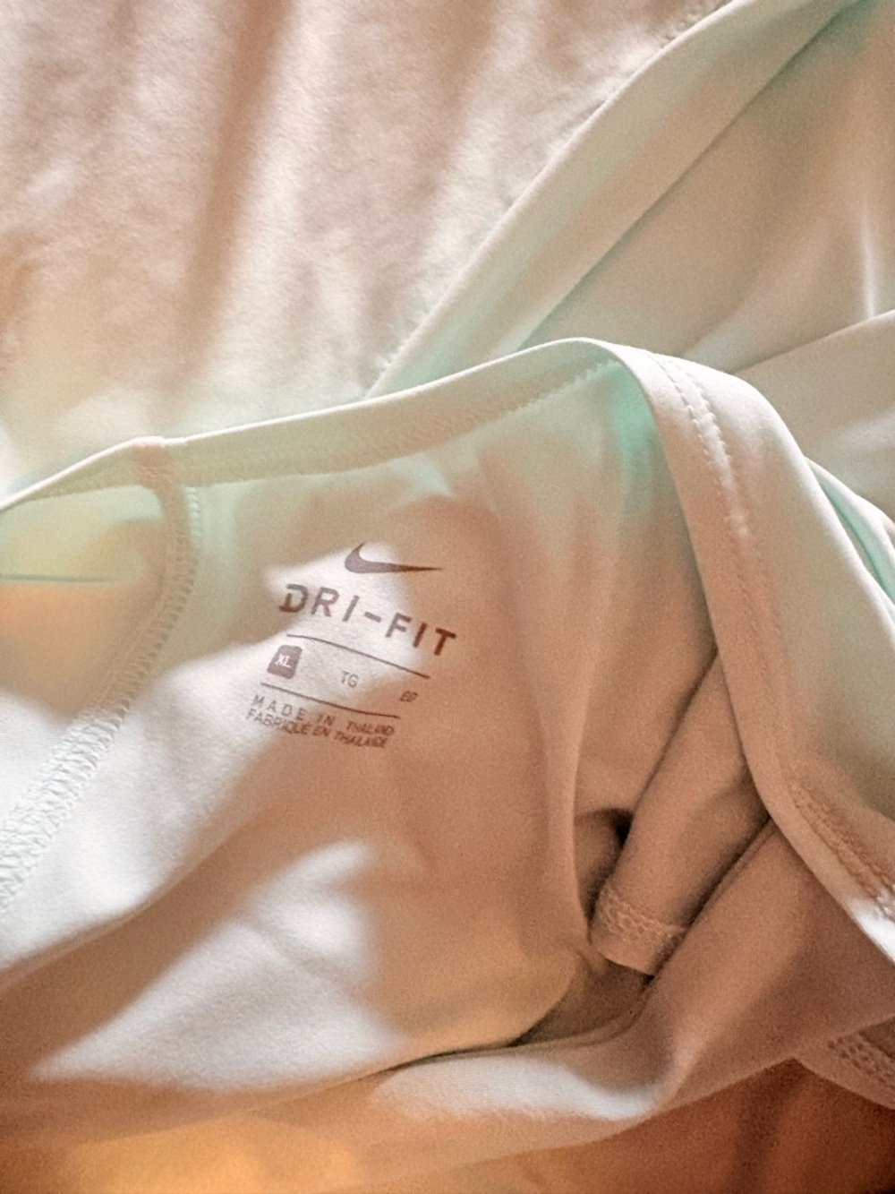 Nike Light Mint Dri-FIT Athletic Top